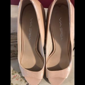 Corked platform heels